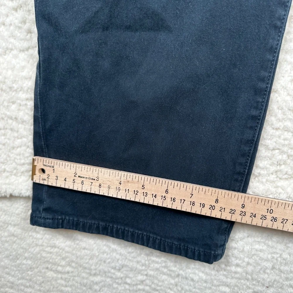 DL1961 Avery Relaxed Straight Jeans Mens Dark Wash Denim 42x28 Black Chinos